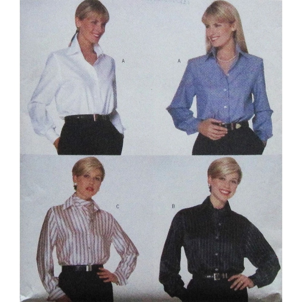 Butterick Sewing Pattern 5208 Blouse Shirt Misses Size 8-12